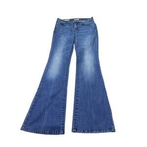 Silence + noise high rise flare dark rinse jeans. no distress. Size 29. denim